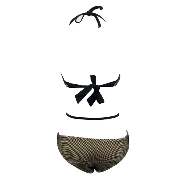 Show My Stripes Fishnet Bikini Set main image 0